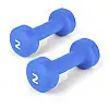 Гантели для фитнеса Spokey SHAPE IV 2х2 кг Голубые (s0266)
