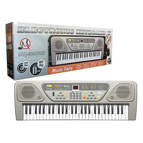 Детский синтезатор Bambi MQ-806USB с микрофоном 54 клавиши