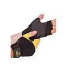 Перчатки для тяжелой атлетики кожаные Zelart Gel Tech BC-3611 Yellow(M) (SKL1053)