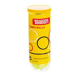 Мяч для большого тенниса TELOON MASCOT T801P3 3шт Салатовый