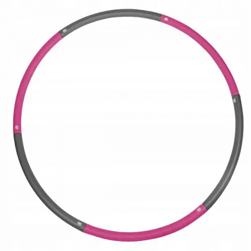 Складной массажный обруч RIAS M-73 Pink-Grey (3_00428)