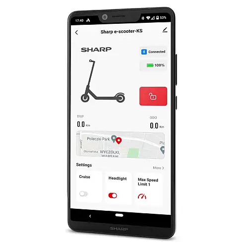 Электросамокат Sharp EM-KS1AEU-B