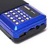 Портативне акумуляторне FM-радіо Knstar coldyir cy-011 з роз'ємом для USB і карти пам'яті, синє.