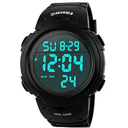 Чоловічий годинник Skmei 1068 Sport Style Чорний