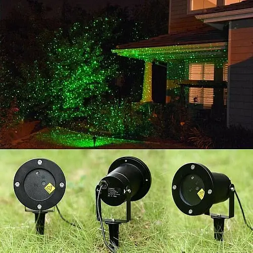 Лазерный проектор RIAS Star Shower SW-18 с пультом ДУ Black (3_00912)