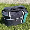 Термосумка 40*25*29 см Stenson WW01352 серая с бирюзовым
