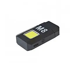 Запальничка акумуляторна спіральна Tiki Lovers USB 2в1 + кишеньковий LED ліхтарик COB LOVERS LV-6002 (9075)