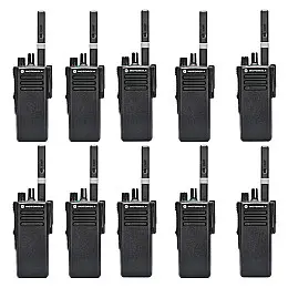 Комплект з 10 шт цифрових рацій Motorola DP4400e UHF 2450 мАг