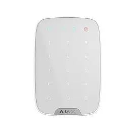 Бездротова сенсорна клавіатура Ajax Keypad white EU