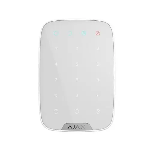 Бездротова сенсорна клавіатура Ajax Keypad white EU