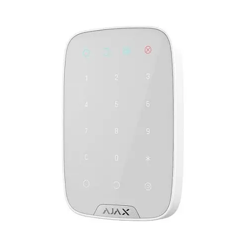 Бездротова сенсорна клавіатура Ajax Keypad white EU