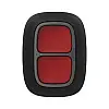 Бездротова екстрена кнопка Ajax DoubleButton black із захистом від випадкових натискань