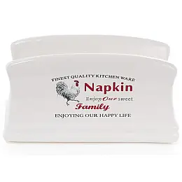 Підставка для серветок Тоскана NAPKIN 13х6х7 см салфетниця Bona DP41561