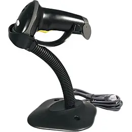 Сканер штрих-кода Prologix PR-BS-111CCDAH (1D, проводний, ручний, автоматичне сканування, підставка)