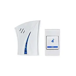 Беспровідний  дверний дзвінок на батарейках Luckarm 8610 Білий