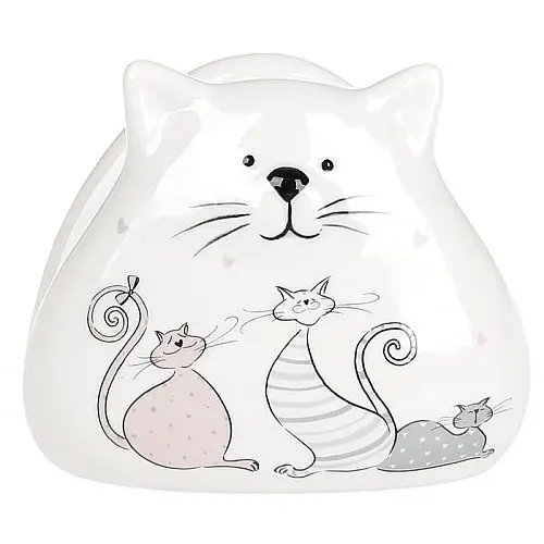 Салфетница ceramic Дружная Семейка 10х6.7х8.5см DP67443 BonaDi