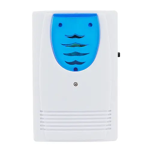 Бездротовий дверний дзвінок Luckarm Intelligent 8203 від батарейок Біло-синій
