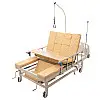 Медицинская кровать широкая с туалетом и функцией бокового переворота для тяжелобольных MED1 (MED1-H05W)