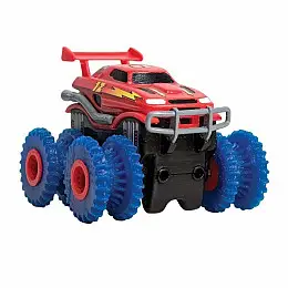 Машинка Trix Trux Monster Truk для канатного дитячого треку монстр-траки Червона (SUN2218_1)