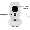 Відеоняня Baby Monitor VB603 / HD720P / 3.2 LCD з датчиком температури Білий (100235)