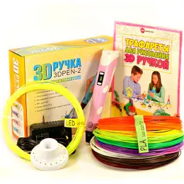 3D-ручка Rx-style с эко-пластиком 149 м и трафаретами (9432196441)