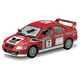 Машинка Kinsmart 5'' KT5048WRed MITSUBISHI LANCER EVOLUTION VII WRC Красный