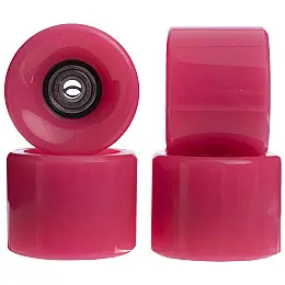 Колеса для скейтборда 4шт с подшипником SP-Sport ABEC-7 SK-4797 Розовый