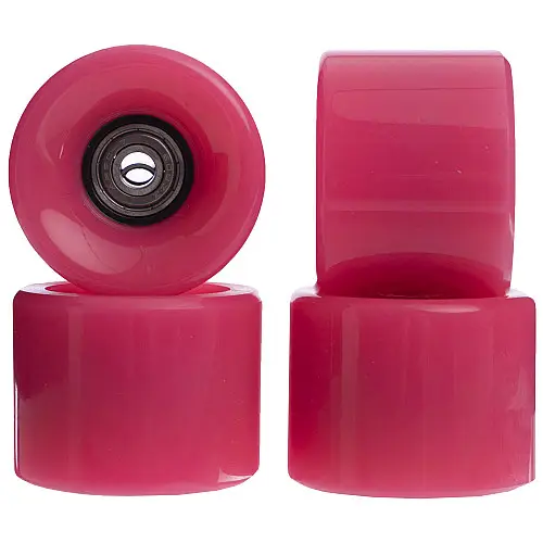 Колеса для скейтборда 4шт с подшипником SP-Sport ABEC-7 SK-4797 Розовый