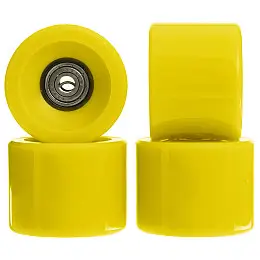 Колеса для скейтборда 4шт с подшипником SP-Sport ABEC-7 SK-4797 Желтый