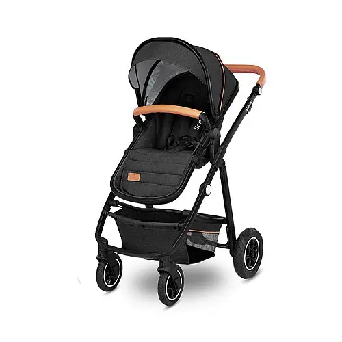 Універсальна коляска 3 в 1 Lionelo AMBER GREY GRAPHITE Темно-сірий