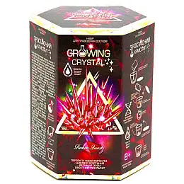 Дитячий набір для експериментів GROWING CRYSTAL Danko Toys GRK-01 укр Рубін