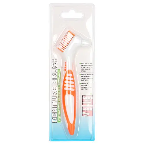 Щітка Lesko 29587 Orange для чищення зубних протезів
