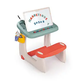 Дитячий стілець-дошка-стіл М'ята з аксесуарами Smoby IG-OL218780