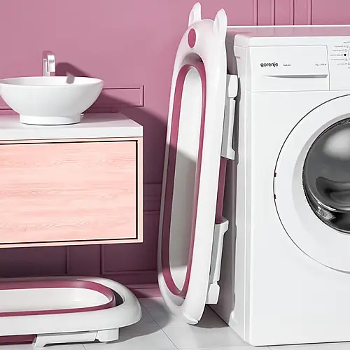 Дитяча ванночка Bestbaby BS-6688 Pink складна
