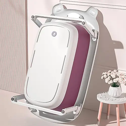 Дитяча ванночка Bestbaby BS-6688 Pink складна