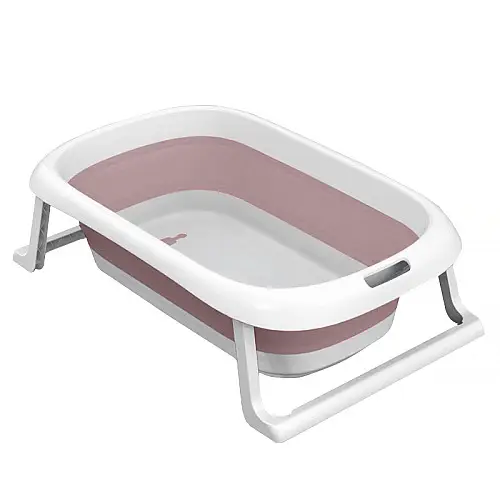 Дитяча складна ванночка Bestbaby BD-318 Pink для немовлят