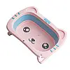 Дитяча ванночка Bestbaby BS-8766 Котик Pink складна