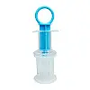 Детский Шприц-дозатор для лекарства Mega Zayka MGZ-0719(Blue) с мерным стаканчиком