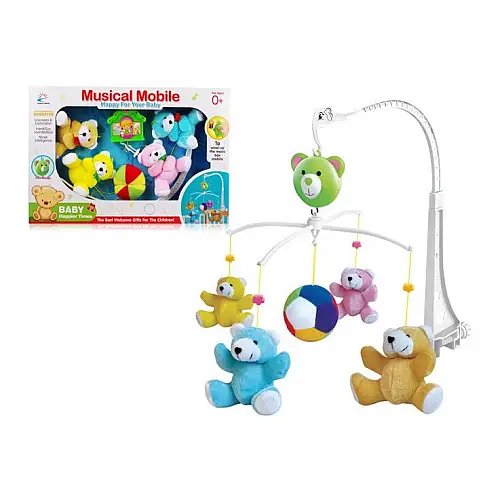 Карусель Yufeng Musical Mobile 5 мягких подвесок Multicolor (148746)