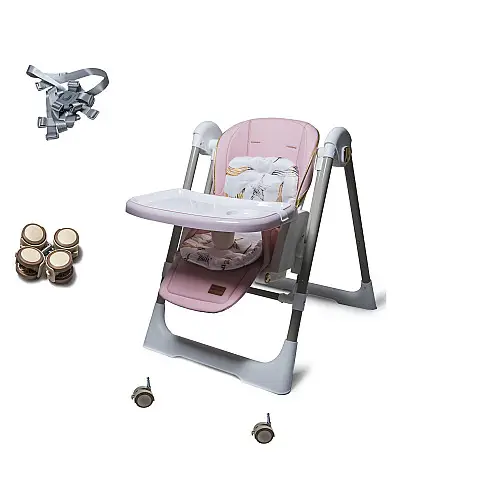 Стільчик для годування Yufeng 73х75х56 см Pink (1495822282)