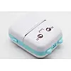 Портативный термопринтер OldBro Bambi Cat Mini printer Blue 5 рулонов самоклеющейся термобумаги