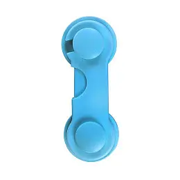 Замок на меблі захист від дітей, блокатор для ящиків Keychain 9,5 см Blue (16046-hbr)