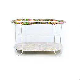 Манеж овальний Qvatro Пальми 98 х 69 х 59 см Multicolor (29820)