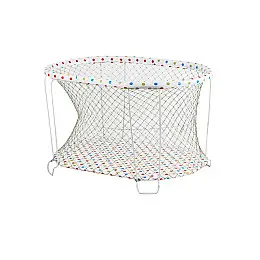 Манеж овальний Qvatro Горошок 98 х 69 х 60 см White (152802)