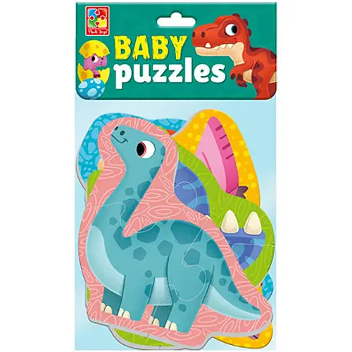 Мʼякі бебі пазли Малюк зможе Динозаври Vladi Toys (VT1106-93)