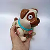 Іграшка інтерактивна Cute Pugs Собака музична коричнева Mic (158-18C)
