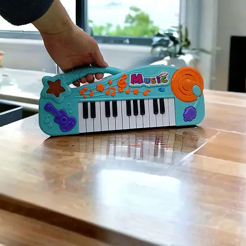 Дитяче піаніно Electronic Organ блакитний Mic (LX2019)