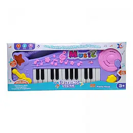 Дитяче піаніно Electronic Organ бузковий Mic (LX2019)