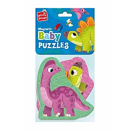 Магнітні бейбі пазли Малюк зможе Динозаврики Vladi Toys (VT3208-27)