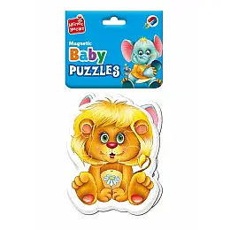 Магнітні бейбі пазли Малюк зможе Зоопарк Vladi Toys (VT3208-28)